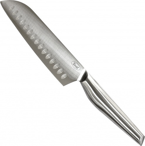 Нож сантоку ROAL Steell HL-H3124-4 l=18 cм с полой стальной рукояткой