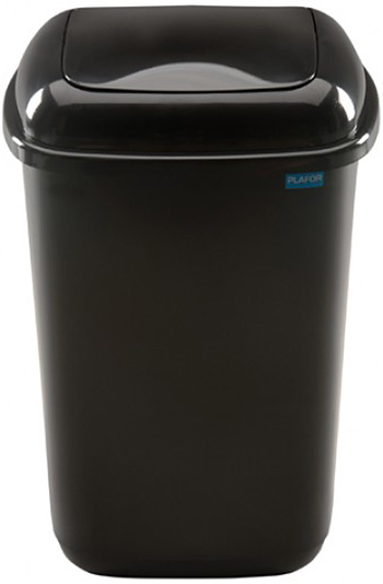 Контейнер для мусора PLAFOR Quatro Bin 90 л черный