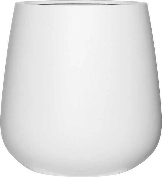 Кашпо Pottery Pots Pax (44х46 см) белое глянцевое