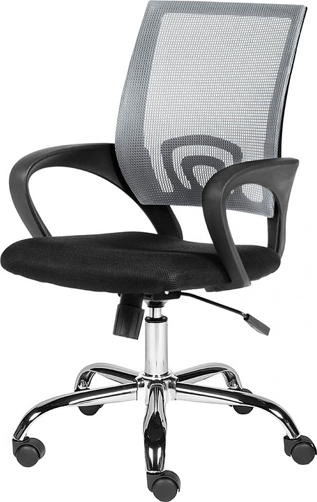 Кресло NORDEN Spring chrome grey+black