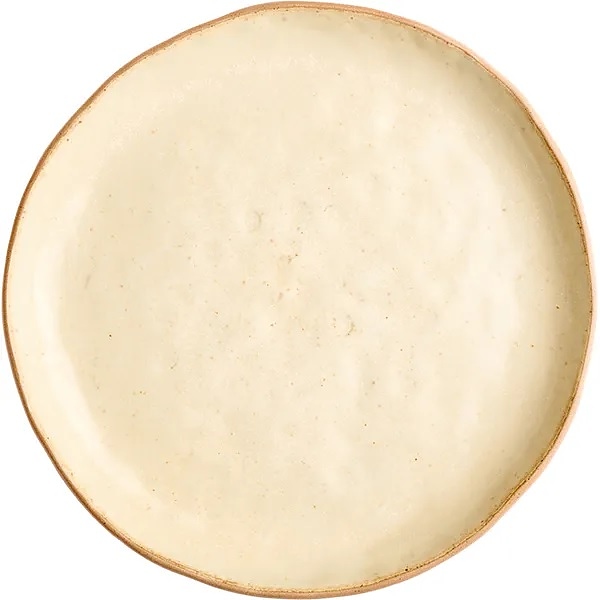 Тарелка Kunstwerk Grasp 20724/beige d=26 см h=3,2 см (керамика) бежевая