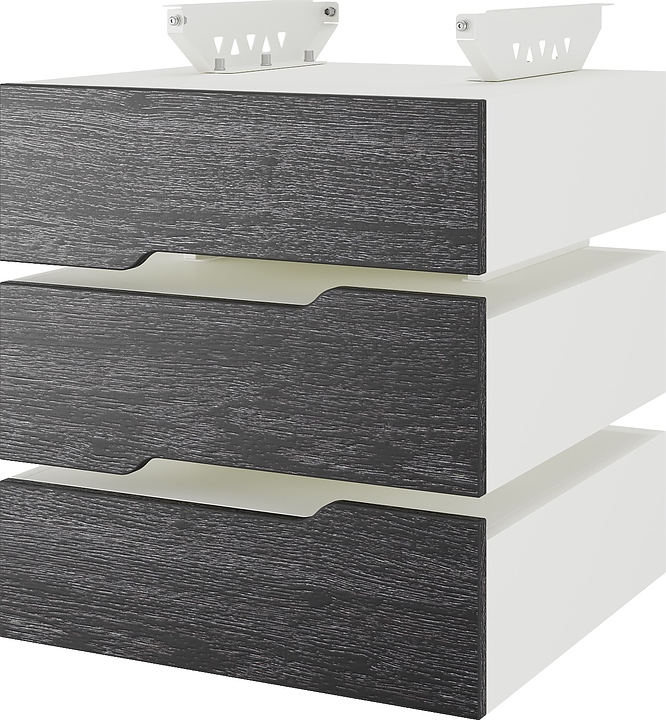 Тумба подвесная КОБОР T-3 white/glazed