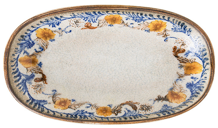 Блюдо овальное Bonna Ретро Флорал Гурмэ 79731 150х85 мм