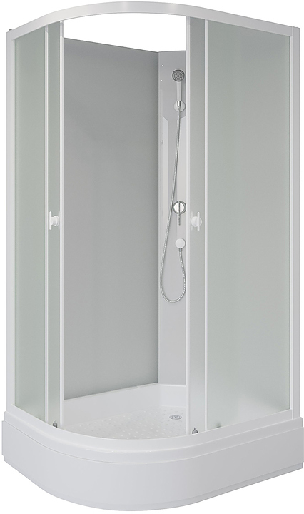 Кабина душевая Niagara Promo P110/80/26R/MT/BK 110х80х195 см, правая