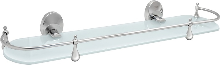 Полка Puff Solinne 16181 Modern (нерж. сталь / стекло матовое) хром