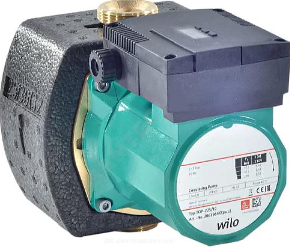 Насос циркуляционный с мокрым ротором Wilo TOP-Z 25/10 DM PN6/10 3Х400/230В/50 ГЦ 2175509