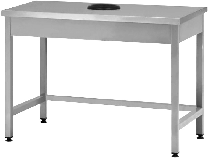 Стол для сбора отходов Mecon Profi Inox СПРп 1800х600х860 мм, обвязка