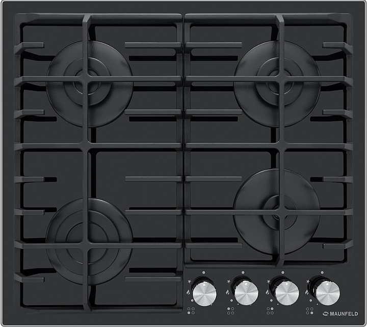Варочная панель газовая Maunfeld EGHG.64.6CB/G черная