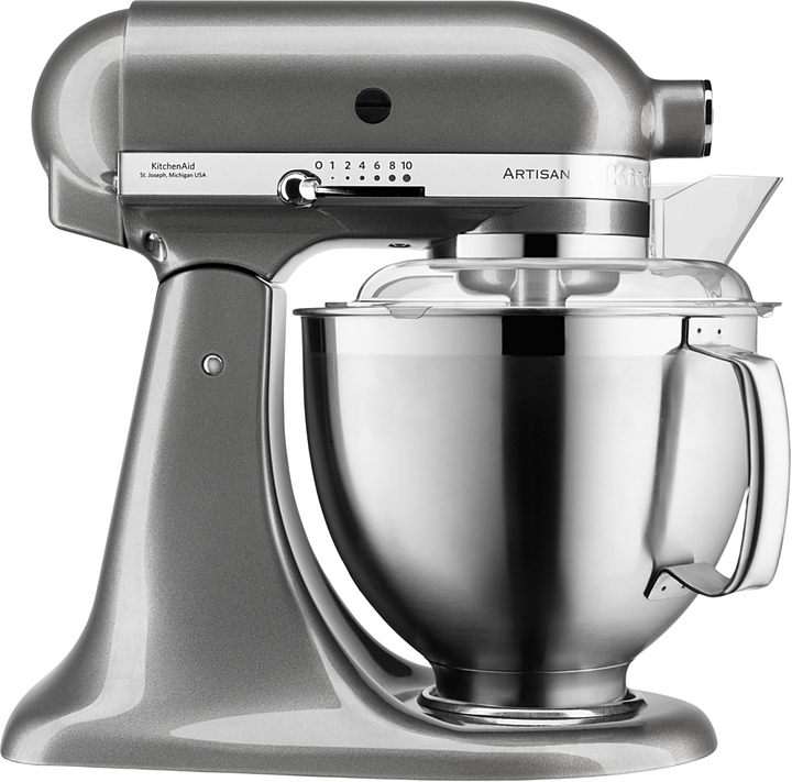 Миксер планетарный KitchenAid Artisan 5KSM185PSEMS 4,8 л серебряный медальон