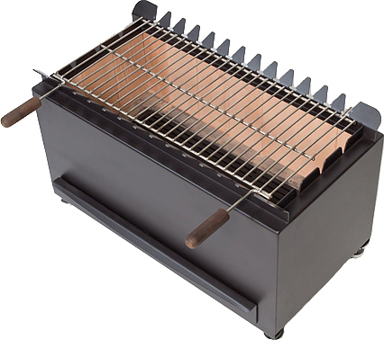 Печь на древесном топливе Vortmax CHB 313 SHASHLIK черная