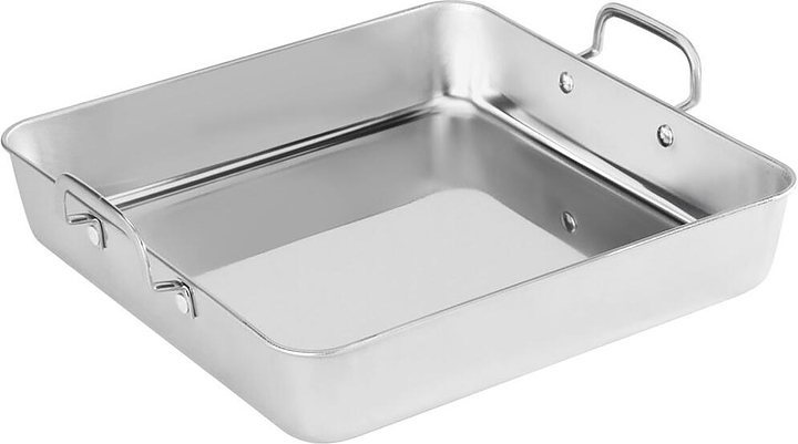 Сковорода для подачи P.L. Proff Cuisine SPDH-08SS 1900 мл 21х21 см h=5 см (нерж. сталь)