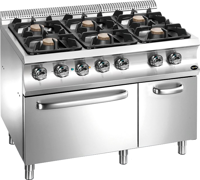 Плита газовая Apach Chef Line GLRRG117FE