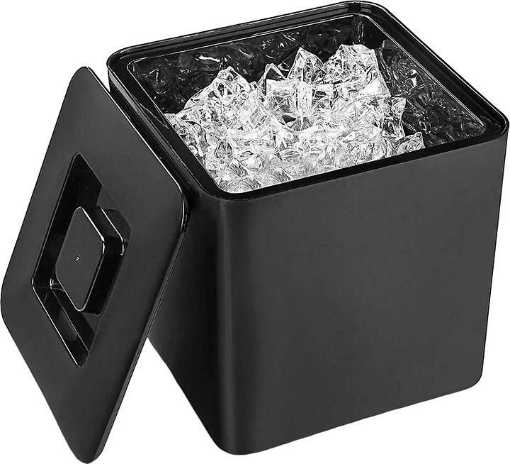 Ведро для льда P.L. Barbossa 81222507 B'Guys 13 л 24,8х24,8 см h=26 см с крышкой (пластик)