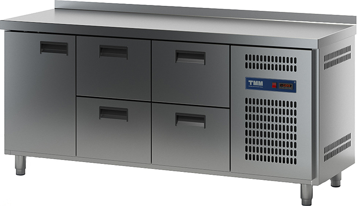Стол холодильный ТММ СХСБ-2/1Д-4Я (1835x700x870)