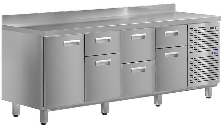 Стол холодильный KAYMAN КСХ-1424/60 (1 дверь, 6 ящиков)