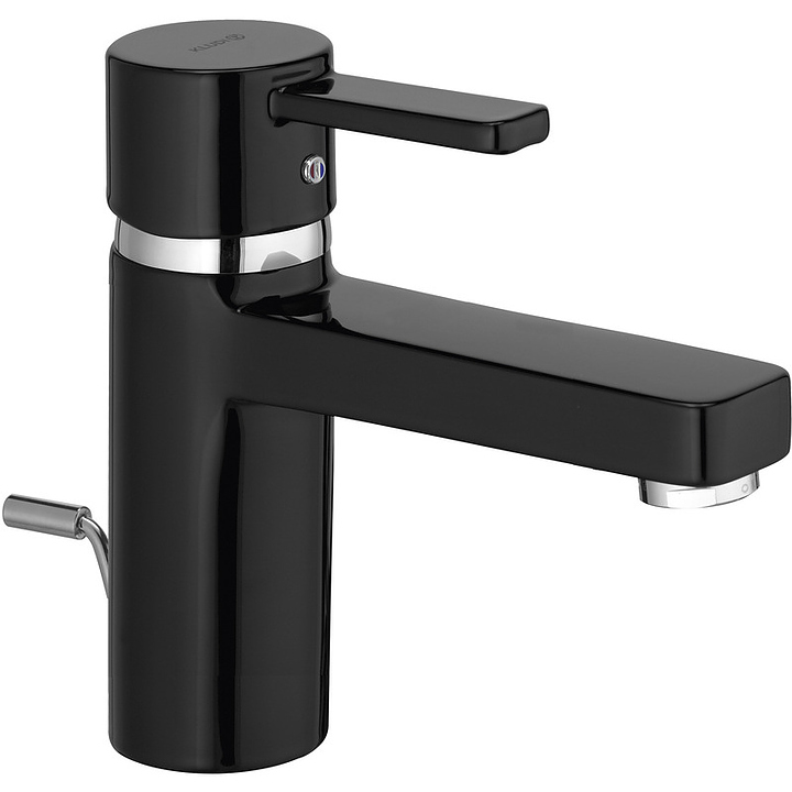 Смеситель для раковины KLUDI Zenta 382608675 чёрный / хром