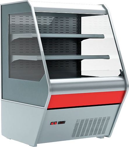 Горка холодильная Carboma F 13-07 VM 1,0-2 (1260/700 ВХСп-1,0) (стеклопакет)