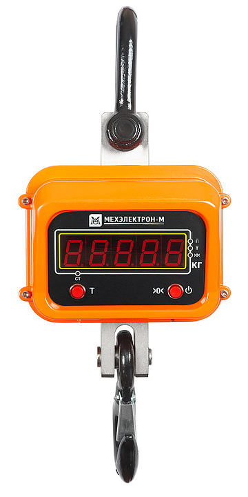 Крановые весы Мехэлектрон-М ВКМ-X-10000-Д (ПДУ-3) LED (аккумулятор) оранжевый