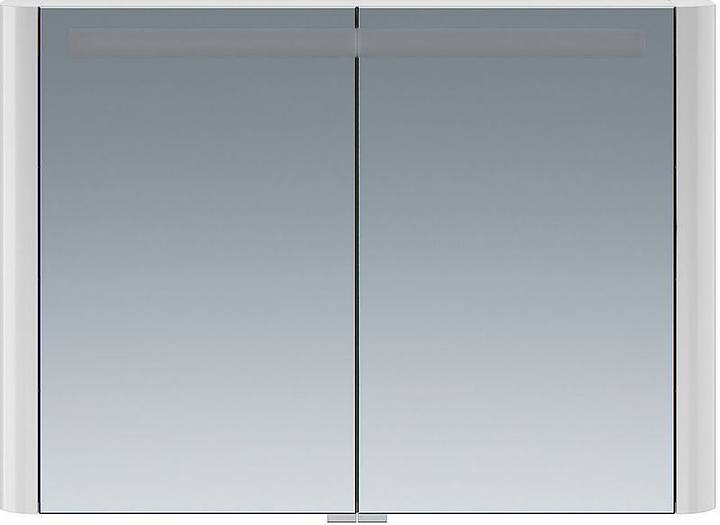 Шкаф зеркальный AM.PM Sensation M30MCX1001FG, 100 см, серый