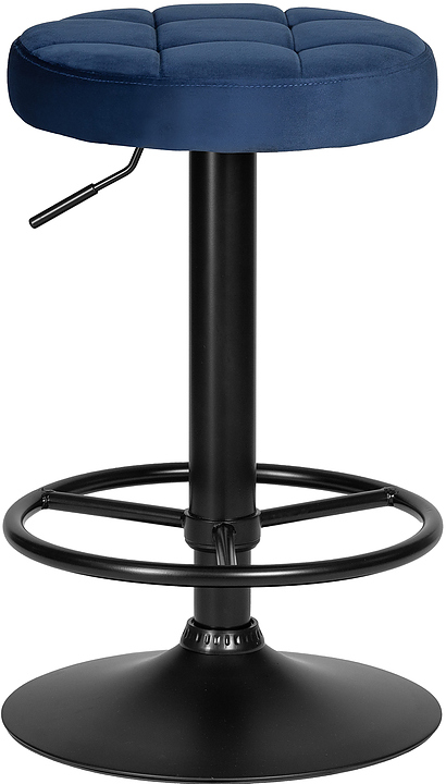 Табурет барный DOBRIN 5008-LM BRUNO BLACK (синий)