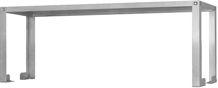 Полка-надстройка настольная Mecon Norma Inox ПННн 1800х400х400 мм, 1 уровень