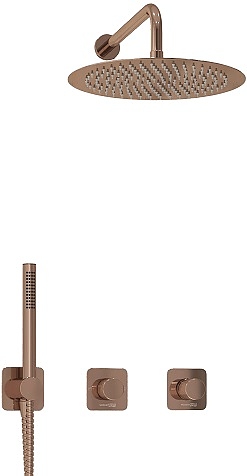 Встраиваемый комплект для душа Wasserkraft Paar 8800 A8851.309.338.330.290.292.291 золото розовое
