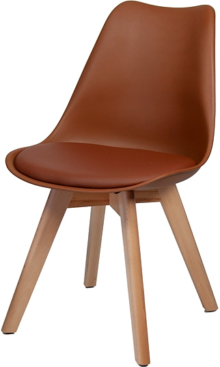 Стул BentWood Eames W коричневый