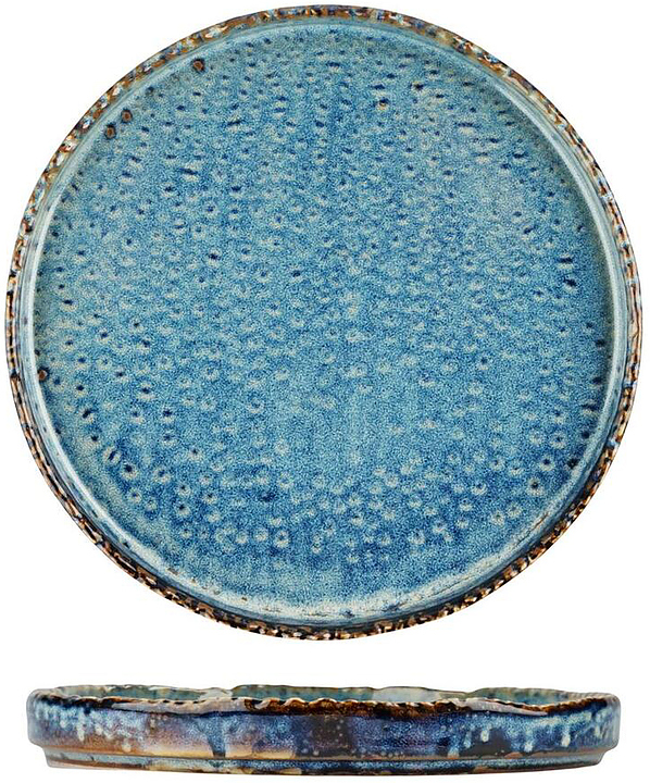 Тарелка с бортом P.L. Proff Cuisine Aqua Blue 81222274 20,5 см