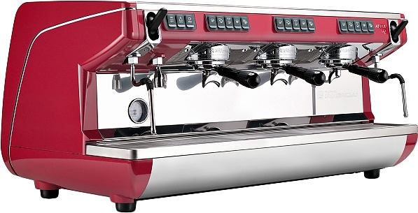 Кофемашина автоматическая Nuova Simonelli Appia Life 3gr V 220V red+high groups+economizer