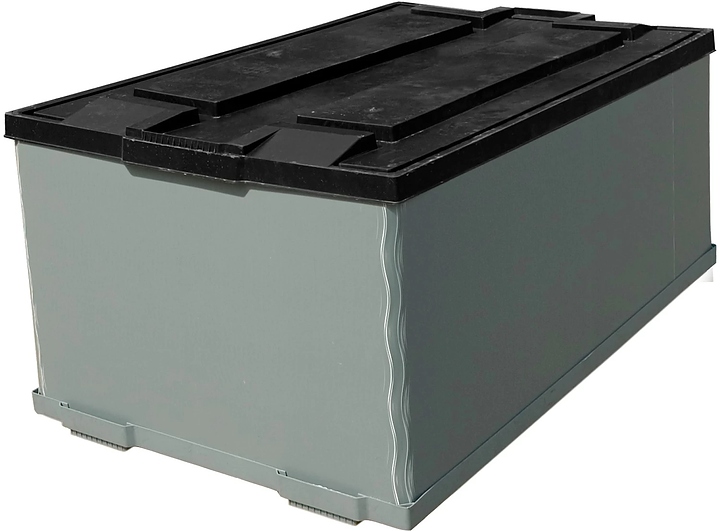 Контейнер ТАРА.РУ P-Box H700 L 1200х800х760 мм (сплошной) разборный с крышкой