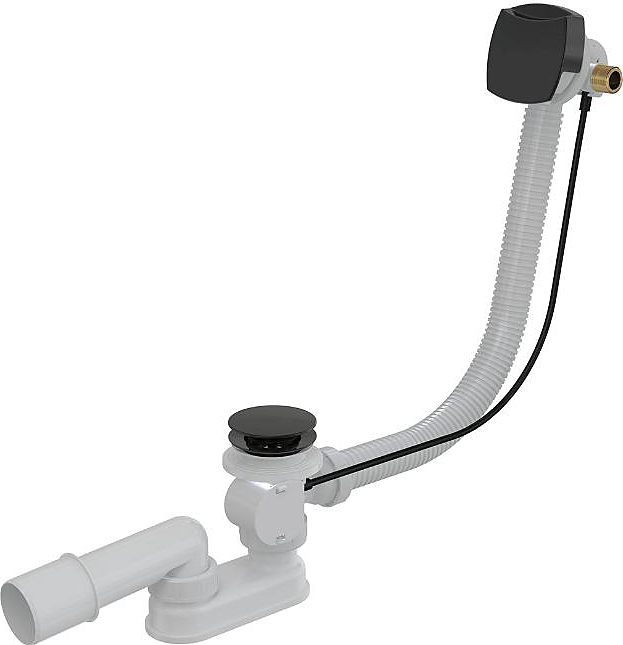 Слив-перелив AlcaPlast A564BLACK-100