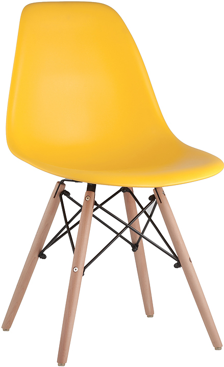 Стул Stool Group Simple DSW желтый