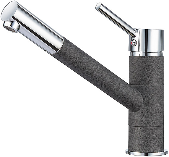 Смеситель для кухни Granula GR-0010 графит