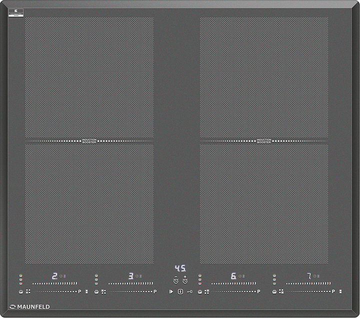 Варочная панель индукционная Maunfeld CVI594SF2DGR графит