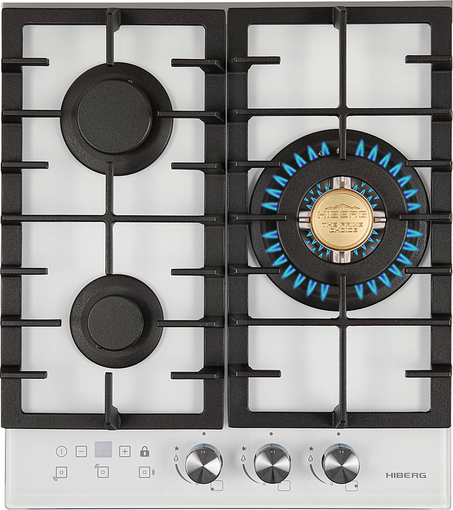 Варочная панель газовая Hiberg VM 4535 W белая