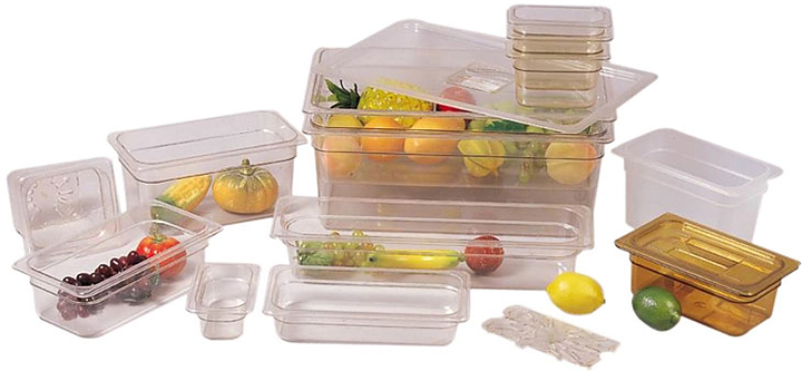 Гастроемкость EKSI JW-P142 GN 1/4-65 (265x162x65) поликарбонат, черная