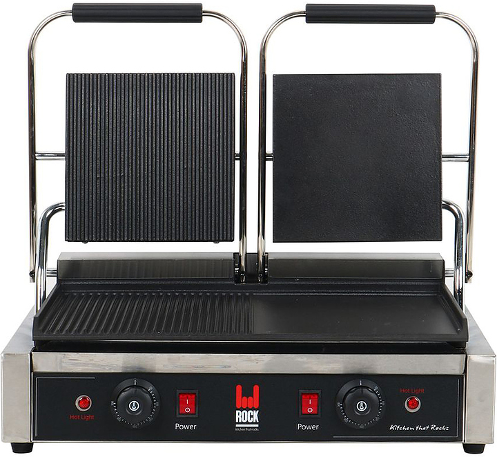 Гриль контактный Rock Kitchen RK-CG813B-SS