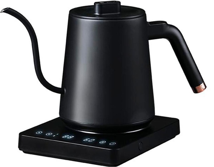 Чайник электрический для пуровера ZeroHero WUMING E-Kettle Pro 900 мл с контролем температуры черный