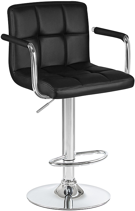 Стул барный DOBRIN 5011-LM KRUGER ARM (черный)