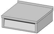 Модуль нейтральный ЦМИ МНПИБ-100/70 с бортом (1000х700х230 мм)