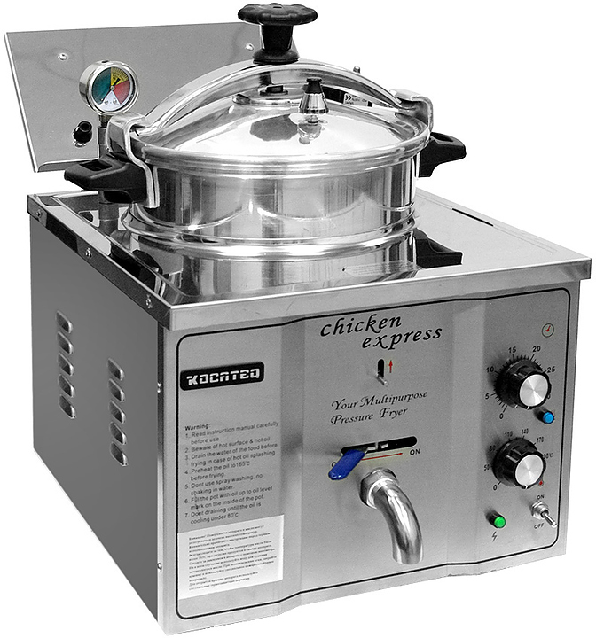 Фритюрница под давлением настольная Kocateq PFE16