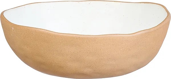 Салатник Kunstwerk Grasp 20732/white 800 мл d=18 см h=6,5 см (керамика) белый