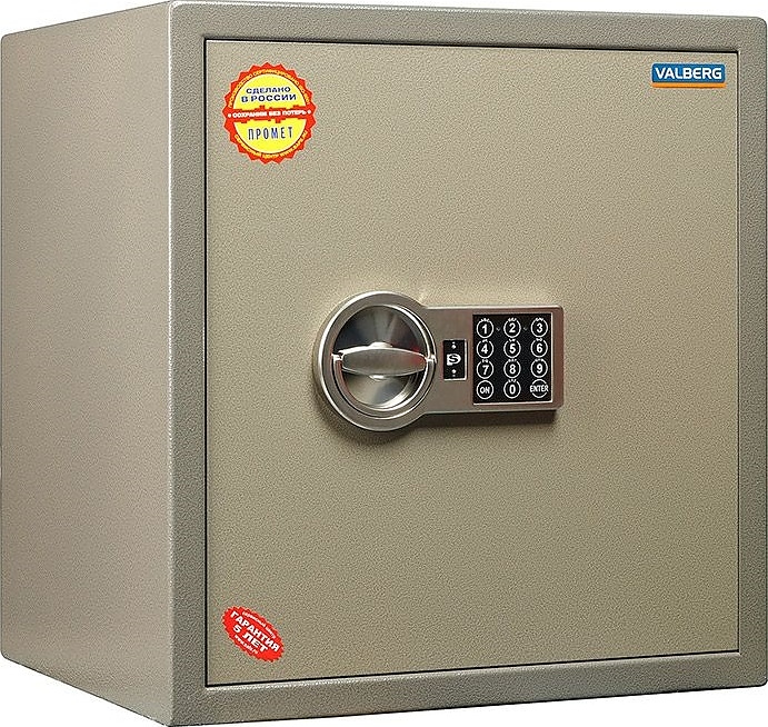 Сейф Valberg ASM 46 EL, 60 л, светло-коричневый