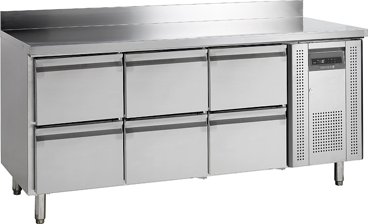 Стол холодильный TEFCOLD CK7360 с бортом