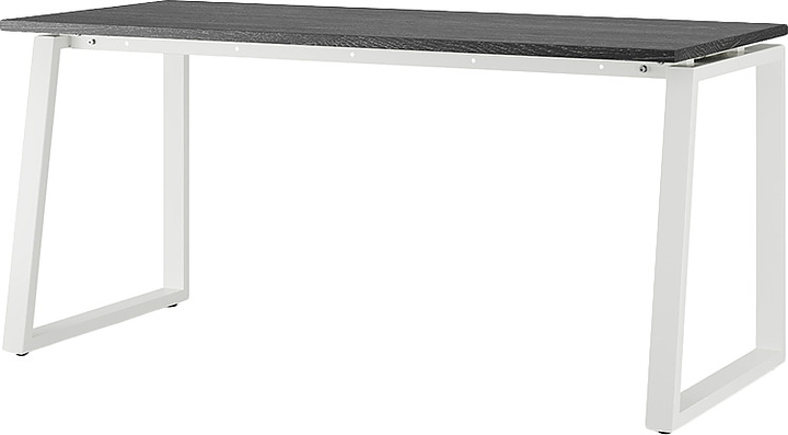 Стол офисный КОБОР TS1-160/70 white/glazed