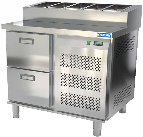 Стол холодильный для салатов КАМИК СОН-021086КН