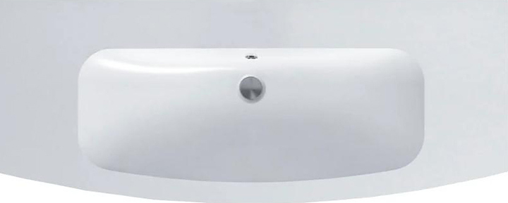 Раковина Jacob Delafon NONA EB1882RU-00 121х49 см искусственный мрамор