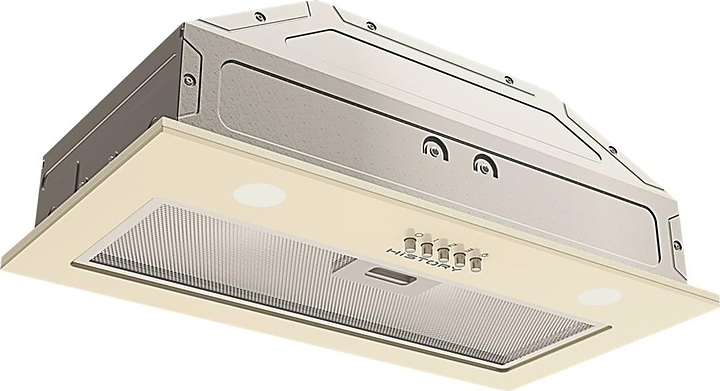 Вытяжка кухонная HiSTORY CIG 65B1 FBG бежевое стекло