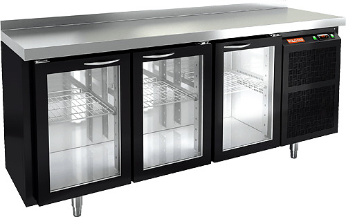 Стол холодильный барный HICOLD BNG 111 HT BAR Black