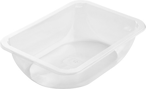 Контейнер под запайку Юпласт ЮУПМ7278 187х137х50 мм 700 мл ПП прозрачный гладкий, 480 шт.